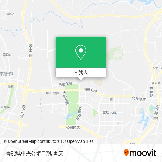鲁能城中央公馆二期地图
