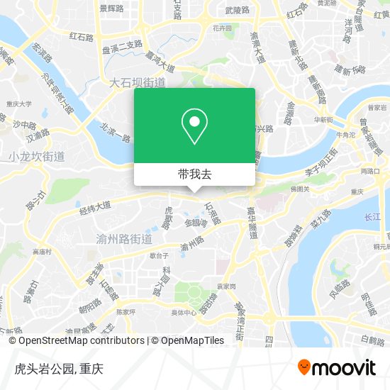 虎头岩公园地图