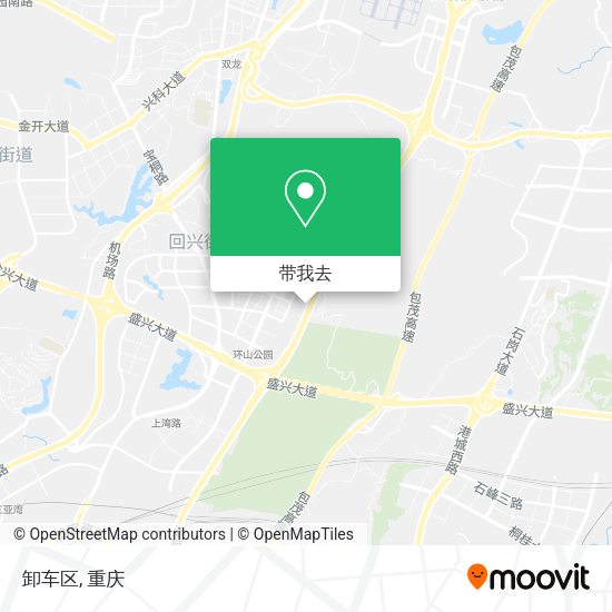 卸车区地图