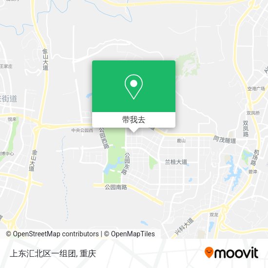 上东汇北区一组团地图