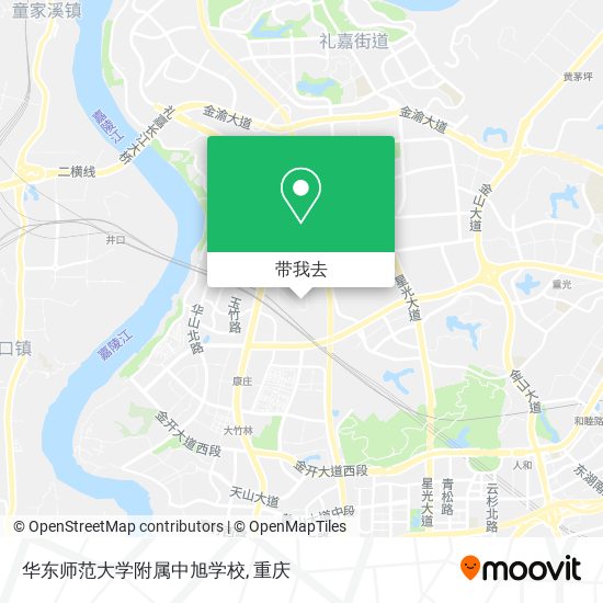 华东师范大学附属中旭学校地图