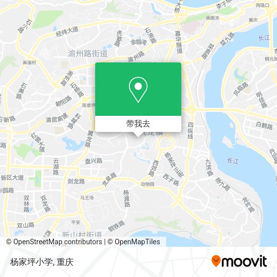杨家坪小学地图