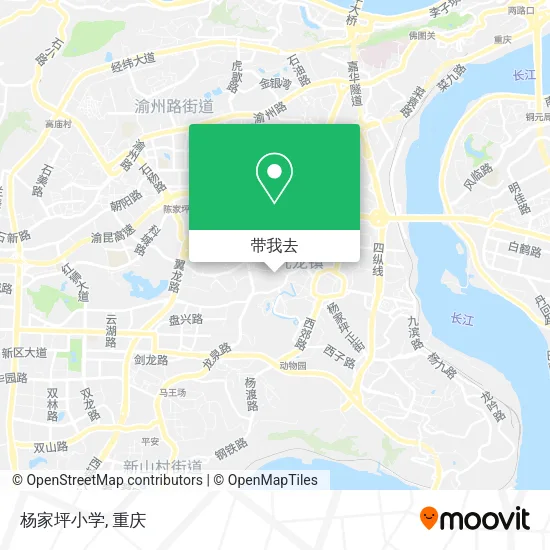 杨家坪小学地图