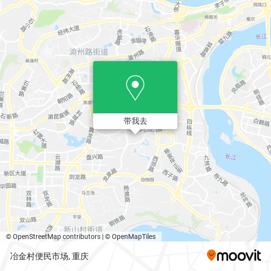 冶金村便民市场地图