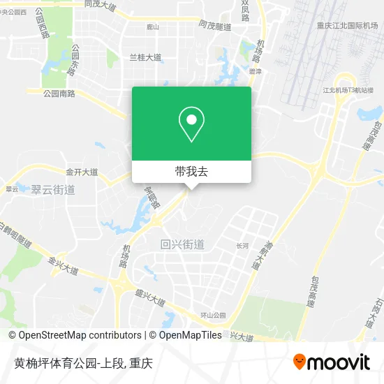 黄桷坪体育公园-上段地图