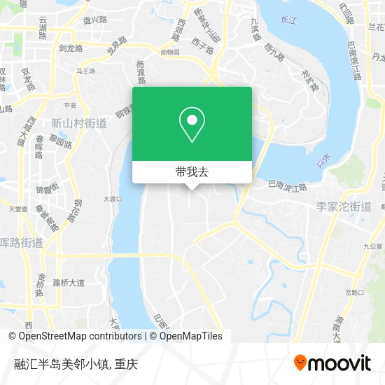 融汇半岛美邻小镇地图