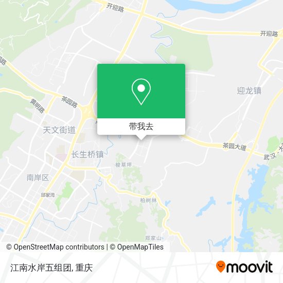 江南水岸五组团地图