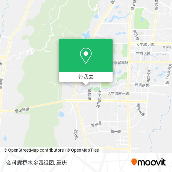 金科廊桥水乡四组团地图