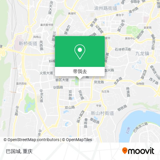 巴国城地图