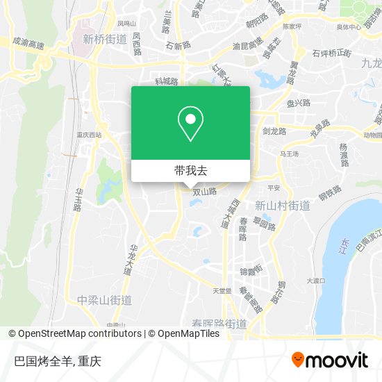 巴国烤全羊地图