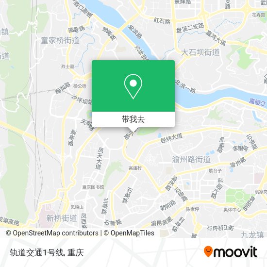 轨道交通1号线地图