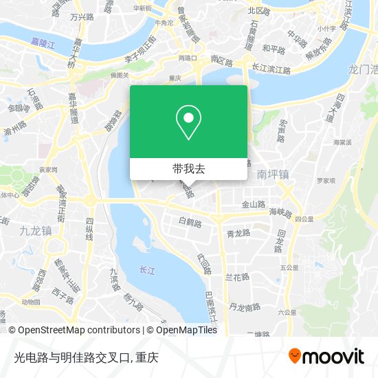 光电路与明佳路交叉口地图