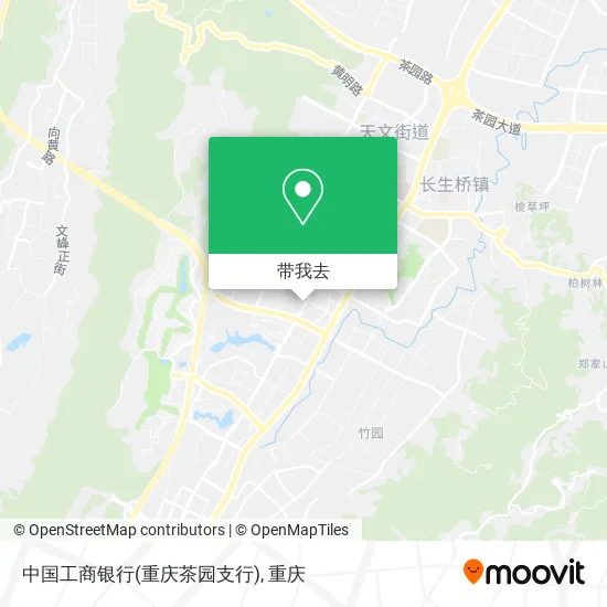 中国工商银行(重庆茶园支行)地图