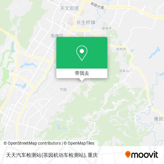 天天汽车检测站(茶园机动车检测站)地图