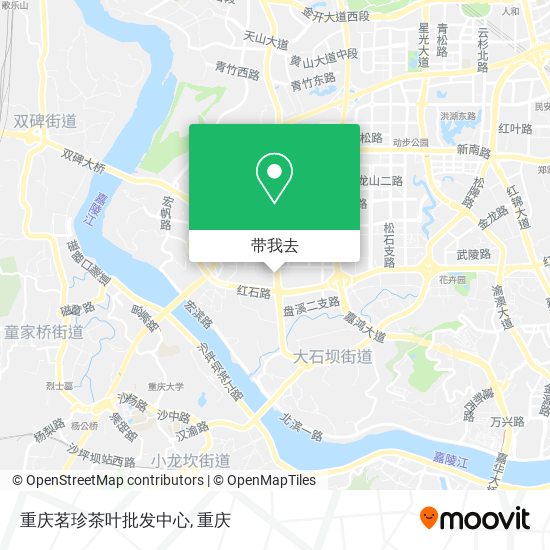 重庆茗珍茶叶批发中心地图