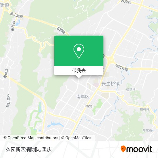 茶园新区消防队地图