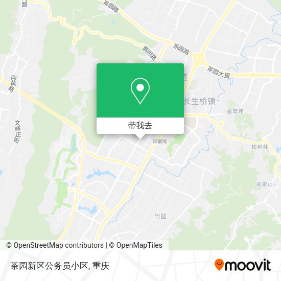 茶园新区公务员小区地图