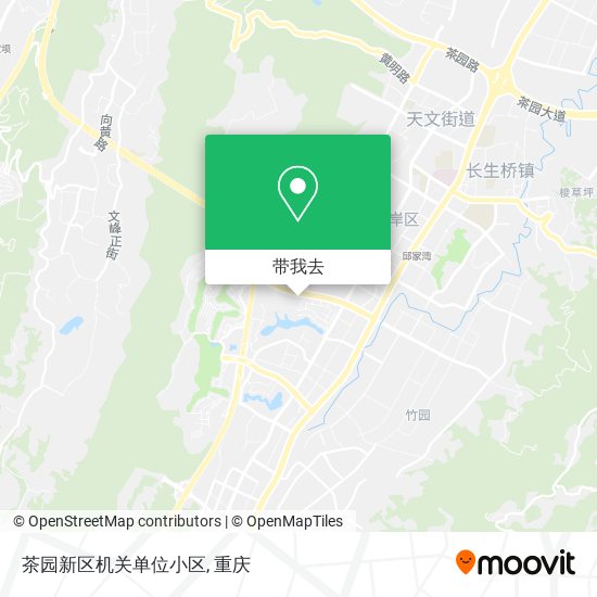 茶园新区机关单位小区地图
