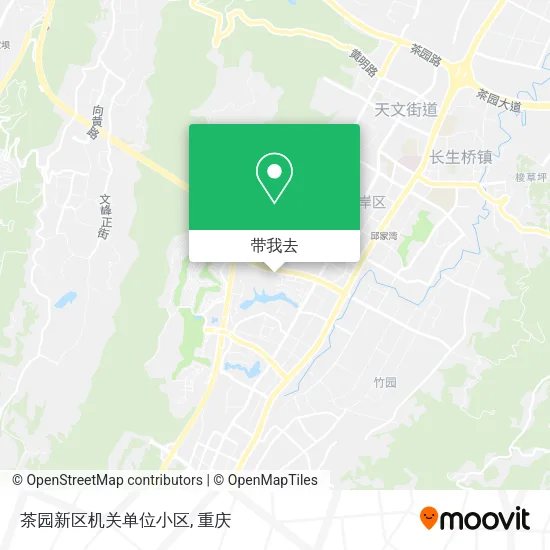 茶园新区机关单位小区地图