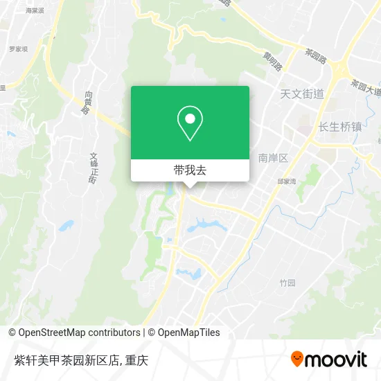 紫轩美甲茶园新区店地图