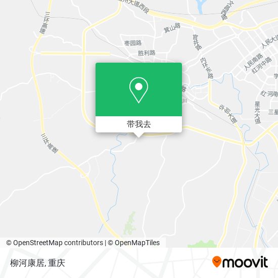 柳河康居地图