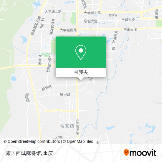 康居西城麻将馆地图