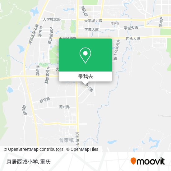 康居西城小学地图