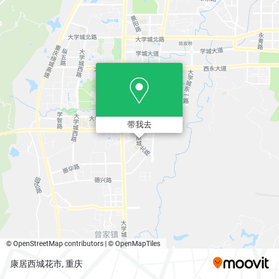 康居西城花市地图