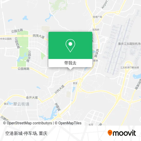 空港新城-停车场地图