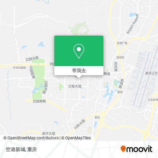空港新城地图