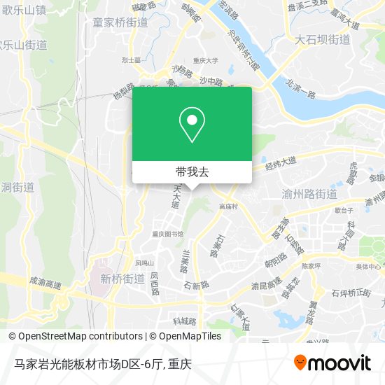 马家岩光能板材市场D区-6厅地图