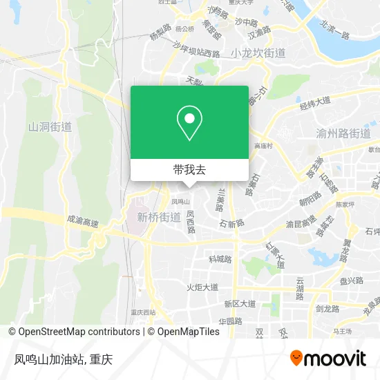 凤鸣山加油站地图