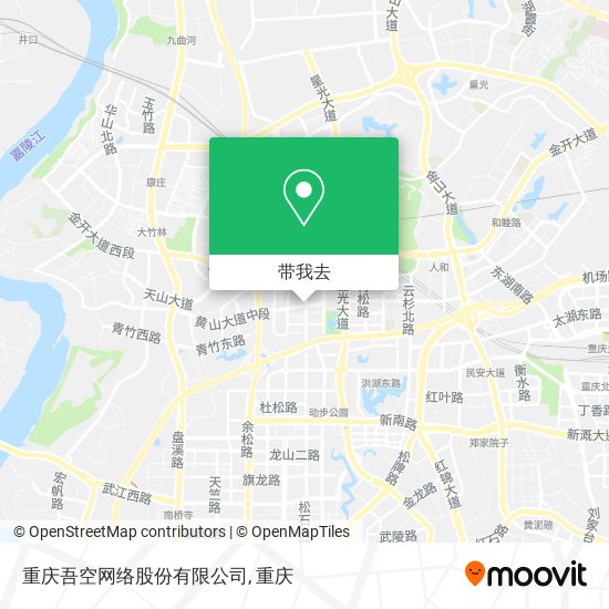 重庆吾空网络股份有限公司地图