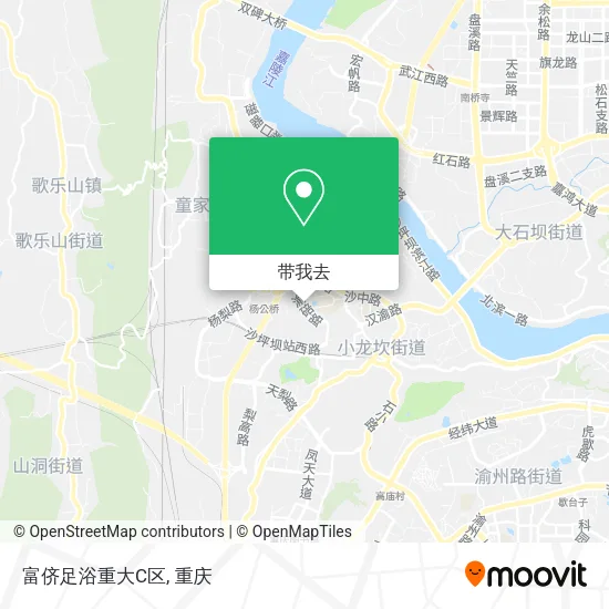 富侪足浴重大C区地图