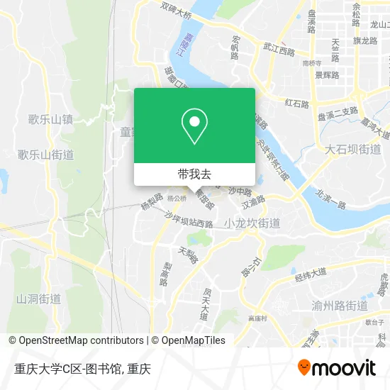 重庆大学C区-图书馆地图