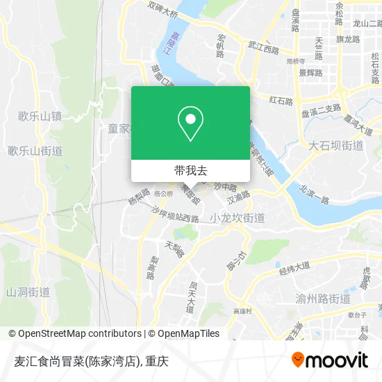 麦汇食尚冒菜(陈家湾店)地图