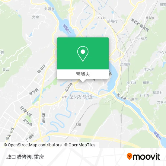 城口腊猪脚地图