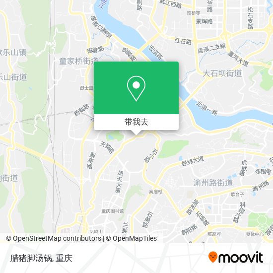 腊猪脚汤锅地图