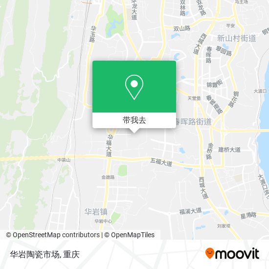 华岩陶瓷市场地图