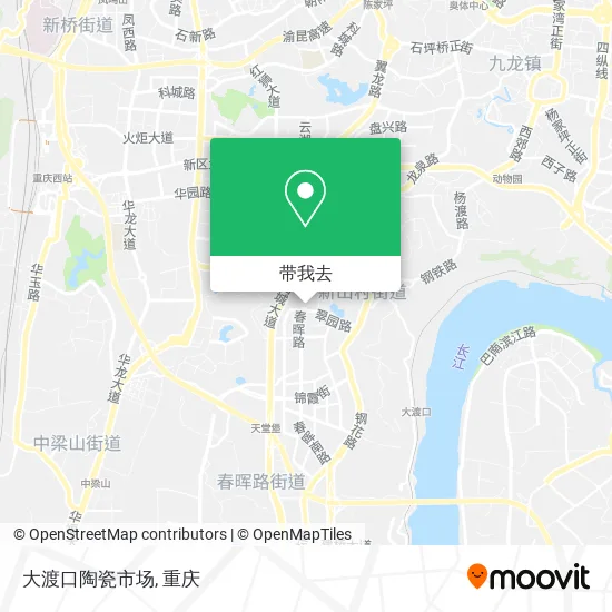 大渡口陶瓷市场地图
