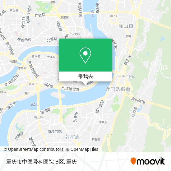 重庆市中医骨科医院-B区地图