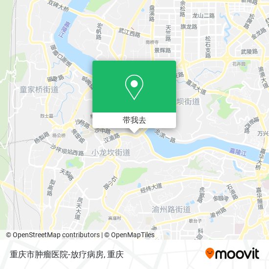 重庆市肿瘤医院-放疗病房地图