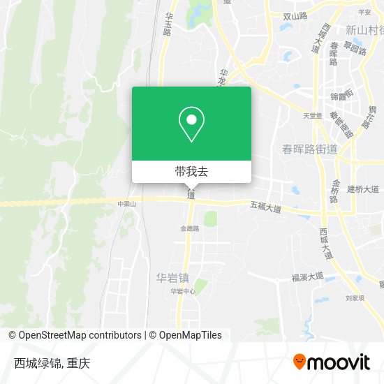 西城绿锦地图