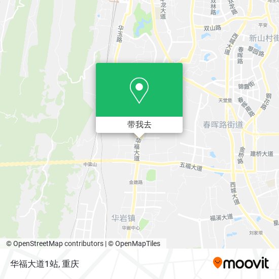 华福大道1站地图