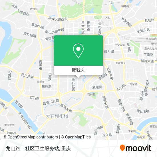 龙山路二社区卫生服务站地图