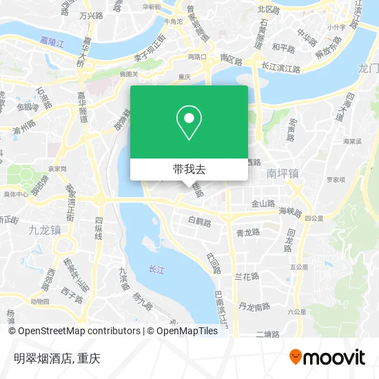 明翠烟酒店地图
