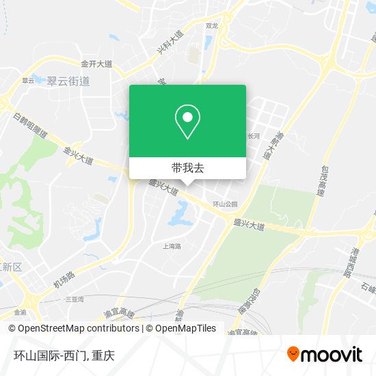 环山国际-西门地图