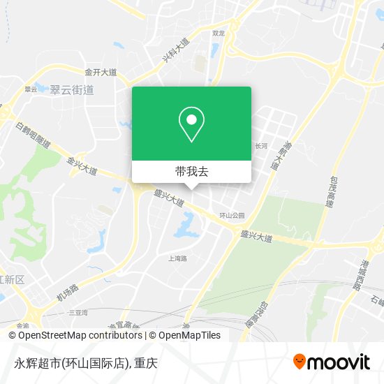 永辉超市(环山国际店)地图