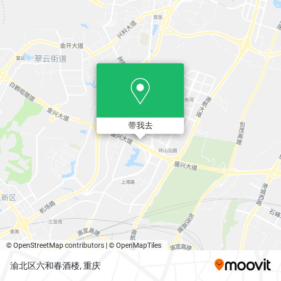 渝北区六和春酒楼地图