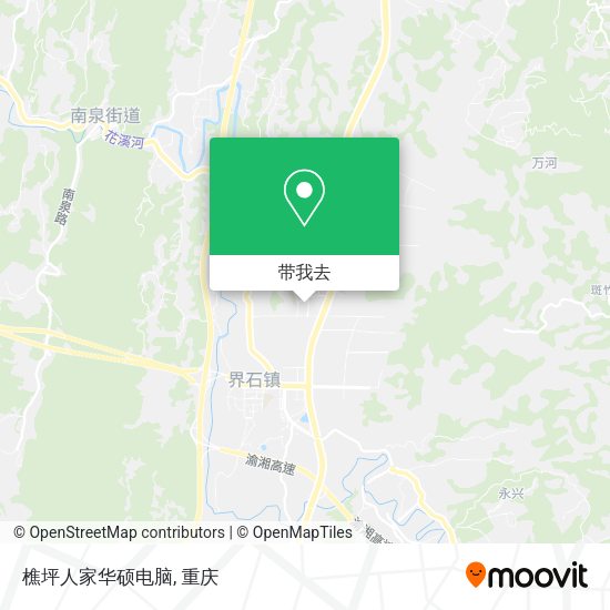 樵坪人家华硕电脑地图